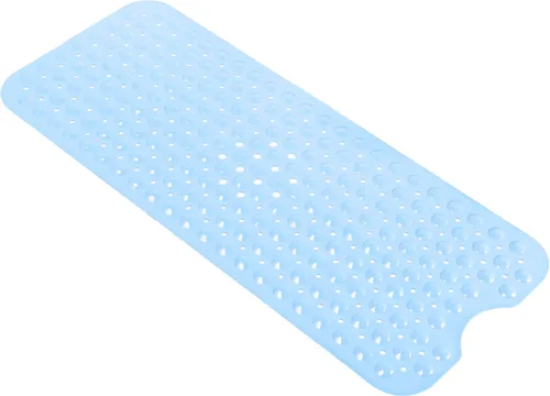 Miniatura 17 de Almohadilla de ducha antideslizante para bañera, 21 x 21 pulgadas, suave, de gran tamaño, lavable a máquina, con orificios de drenaje, ventosa