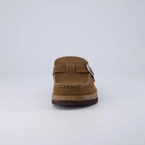 Miniatura 3 de CUSHIONAIRE Women's Hobby Genuine Leather Cork Footbed Clog with +Comfort