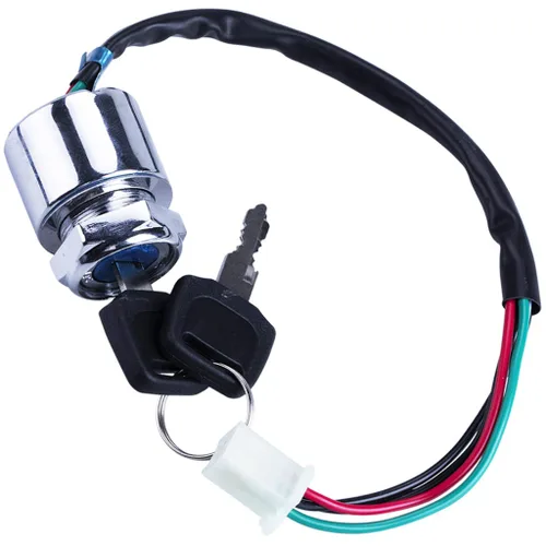Miniatura 2 de Interruptor de encendido de llave de pin de 4 cables para Go Kart ATV Quad Dirt Bike Scooter motocicleta