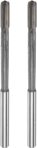 Miniatura 12 de HARFINGTON 2 uds. Escariadores de sujeción de 0.197 in H7 C1/K30 punta de carburo de precisión flautas rectas de precisión máquina de torno