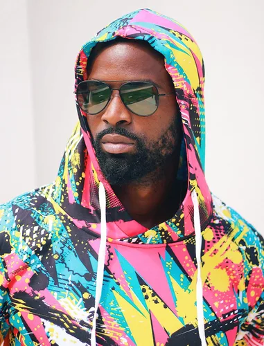 Miniatura 5 de RAISEVERN Sudaderas con capucha para hombres y mujeres con estampado 3D, sudadera con capucha de forro polar, Graffiti 04