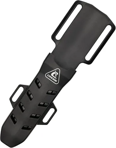 Miniatura 4 de Cressi Cuchillo de buceo multiusos de acero inoxidable - Hoja de acero inoxidable resistente al óxido - Funda de liberación rápida - Lagarto: Negro