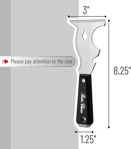 Miniatura 2 de Bates - Raspador de pintura, herramienta de pintor 10 en 1, raspadores de pintura para madera, herramienta de pintores, cuchillo de pintor, raspador