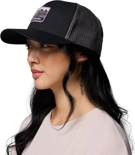 Miniatura 501 de Columbia - Gorra de malla con bandera con árboles unisex para adultos, corona alta