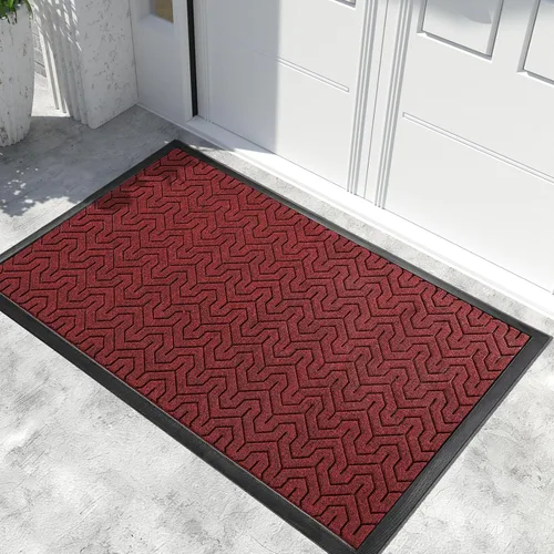 Miniatura 25 de Yimobra Alfombra para Puerta Delantera Exterior Entrada 29.5x17, Impermeable Resistente Alfombras Exteriores para Puerta Delantera, Alfombra