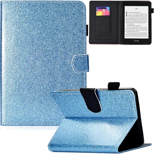 Miniatura 20 de Funda para Kindle Paperwhite 2018, delgada funda protectora de piel sintética con función de apagado y encendido automático para Kindle Paperwhite