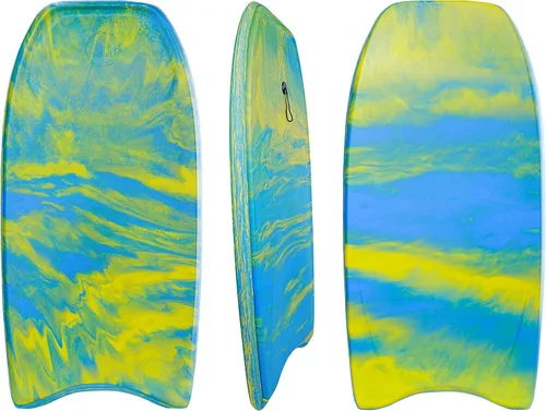 Miniatura 15 de ATUNAS Tablas de cuerpo, 33 a 43 pulgadas, bodyboard para playa con correa de muñeca, espuma sólida de PE/EVA impermeable de celda cerrada, surf
