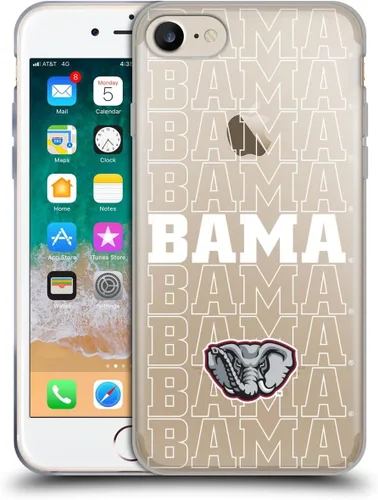 Miniatura 441 de Head Case Designs Funda de gel suave con licencia oficial de la Universidad de Alabama UA Collage compatible con Apple iPhone 13 Pro Max