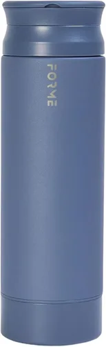 FORME - Blender Shaker Bottle, Leakproof Double Insulated Stainless Steel, Noiseless Shaker Bottle for Hot & Cold Drinks with Supplement Storage,