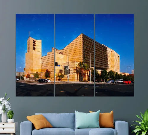 Miniatura 5 de Impresión en lienzo de Los Ángeles, Catedral de Nuestra Señora de los Ángeles, pintura de la catedral de Los Ángeles, arte de pared de Los Ángeles