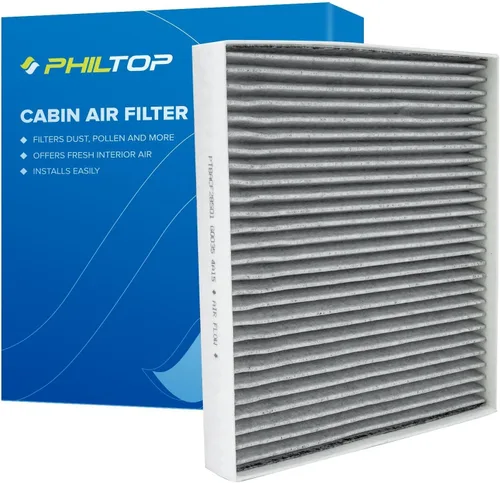 Miniatura 22 de PHILTOP Filtro de aire de cabina con carbón activado, compatible con CF10612 Smart Fortwo 2008, 2009, 2010, 2011, 2012, 2013, 2014, 2015-2018, Smart
