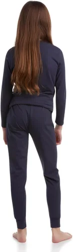Miniatura 6 de Sweet Hearts Conjunto de ropa interior térmica 2 piezas con forro polar y pantalones largos Juego de capa base de rendimiento para niñas (2T-16)