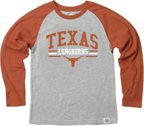 Miniatura 55 de Wes and Willy NCAA playera raglán de manga larga para niños