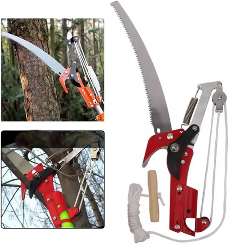 Miniatura 2 de Cabeza de sierra extensible para árboles sin poste, ramas de alta altitud para exteriores, tijeras de podar, cortadora cosechadora para plantas