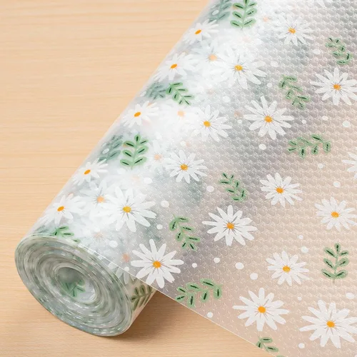 Miniatura 27 de Cooyes Revestimiento para estanterías – Revestimiento de gabinete y cajón no adhesivo prémium para cocina – Papel impermeable con patrón moderno