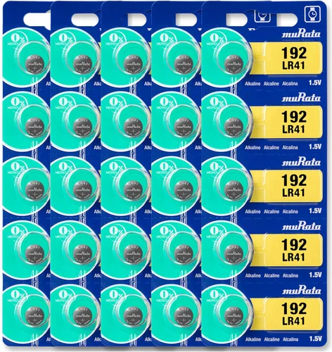 Miniatura 7 de Murata Batería LR41 AG3 392A 1.55V Pila de Botón Alcalina (5 Baterías)