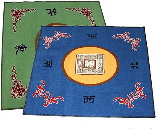 (2 unidades) 31.5" Funda para mesa – Juego de Mahjong/Poker/tarjeta/Dominos tablecovers Table parte superior esteras antideslizantes (2 unidades, al
