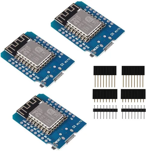 Miniatura 7 de ACEIRMC 5pcs ESP8266 ESP-12 ESP-12F NodeMcu Mini D1 módulo WeMos Lua 4M bytes WLAN WiFi Internet Desarrollo Base en ESP8266 ESP-12F para Arduino