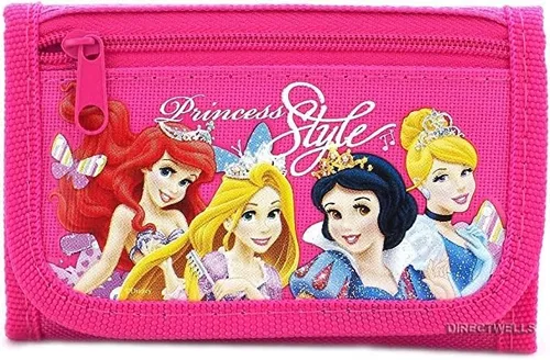 Miniatura 4 de Princesa tri-fold rosa fuerte cartera