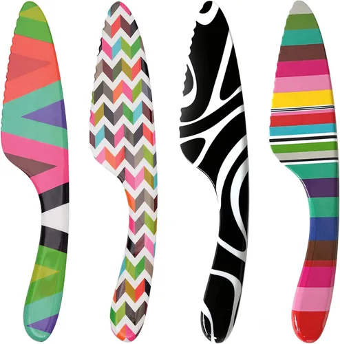 Miniatura 3 de French Bull Cuchillo para pastel de 11 pulgadas, vajilla de melamina, fiesta, pastel, postre - Zee..