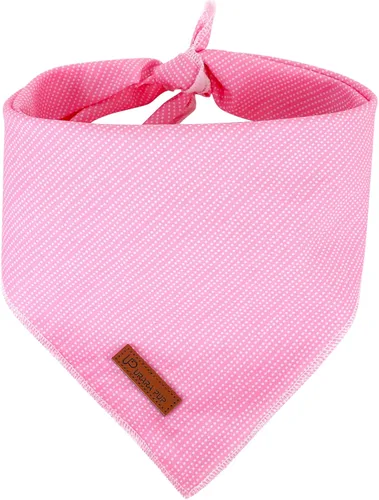 Miniatura 19 de Bandana de verano para perros, bufanda triangular de rejilla de algodón cómoda para perros medianos y grandes, pañuelo lavable para mascotas