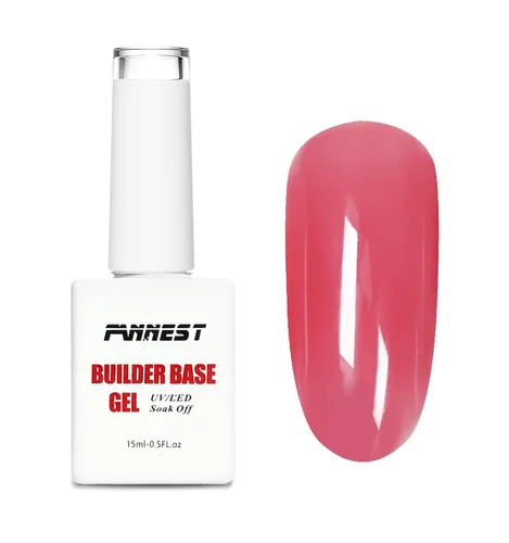 Miniatura 22 de Kit de Gel Constructor Gel Base de Goma Esmalte de Uñas, 15ml*2pcs (0.51 fl oz x 2 piezas) Para Engrosamiento de Uñas, Extensión de Fortalecimiento