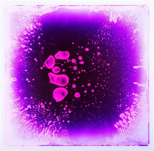 Art3d Paquete de 1 baldosa de suelo elegante para habitación de los niños, baldosas de piso con revestimiento líquido, 11.8 x 11.8 pulgadas, morado