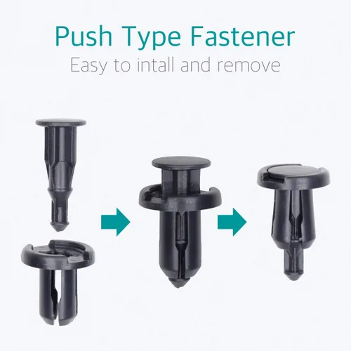 Miniatura 7 de Lantee Clips de sujeción de guardabarros a presión de 0.394 in para Honda 91503-SZ5-003, paquete de 10