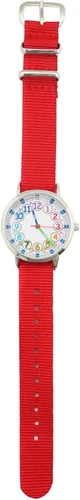 Miniatura 2 de Bigbangbang Reloj analógico para niños, reloj de tiempo de aprendizaje, correa de tela suave para primer reloj, reloj de tiempo de lectura