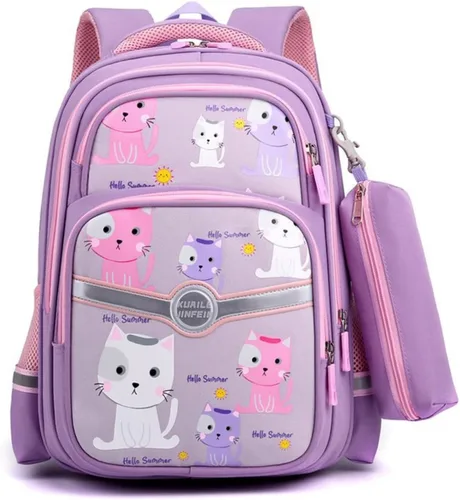 Miniatura 8 de Mochila Kawaii con bonitos accesorios para portátil de 14 pulgadas, mochila de viaje casual, bolsa estética para regalo de nuevo semestre, 01-rosa