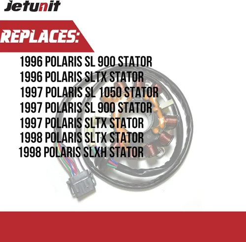 Miniatura 5 de Estátor para Polaris Jetski 4010170 SLTX B/Genesis/SLX 2/Pro 1200 /Virage TX 1999 2000 2001 2002