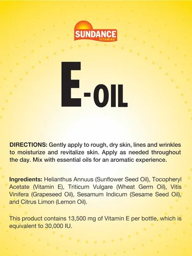Miniatura 2 de Sundance Aceite líquido de vitamina E, 4 onzas líquidas
