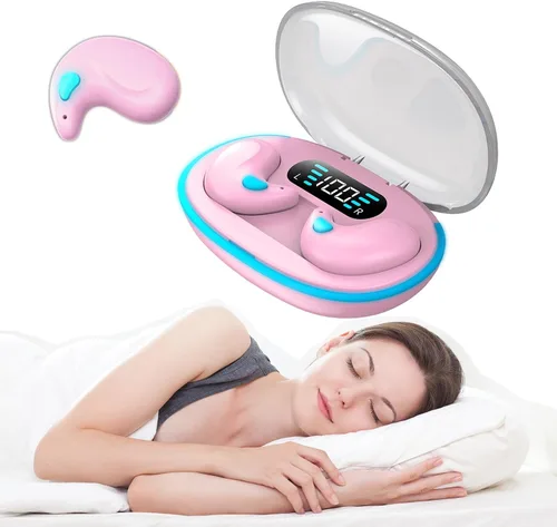 Miniatura 9 de Xmenha Auriculares invisibles inalámbricos ocultos para dormir de lado, auriculares invisibles para dormir y dormir, pequeños mini auriculares