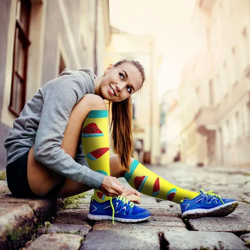 Miniatura 2 de WITHYOU Los calcetines de compresión de 15-20 mmHg son los mejores atléticos para hombres y mujeres, correr, vuelo, viajes, enfermeras embarazadas
