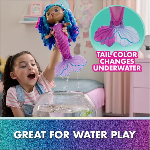 Miniatura 4 de Muñeca de sirena de Gabby's Dollhouse Movie con diseño de sirena, multicolor, 6074338