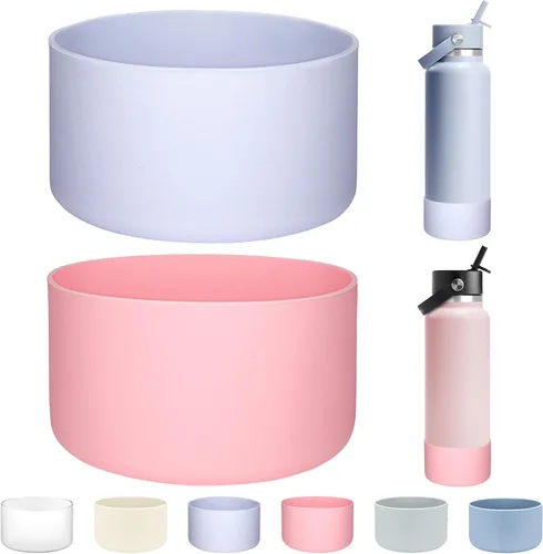 Miniatura 38 de HEYSKAY Funda Protectora de Silicona para Botella de Agua de Boca Ancha Hydro Flask de 32oz 40oz Protector de Base Inferior y Otras Botellas de Agua