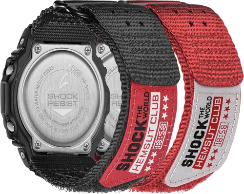 Miniatura 17 de Correa de reloj para Casio G-Shock para hombres DW-D5600/5610/5700/8900, GLS-100/5600/6900/8900, GD-100/110/120/350, correa Casio de 16 mm de cuero