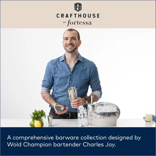 Miniatura 5 de Crafthouse by Fortessa - Caja de cristal para ahumar cóctel con ahumador de mano