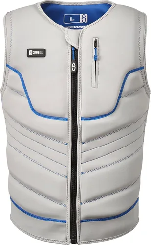 Miniatura 14 de Chaleco de neopreno Wakesurf Comp para hombre, diseñado exclusivamente para Wake Surf, pero ideal para todas las demás actividades de deportes Peltre