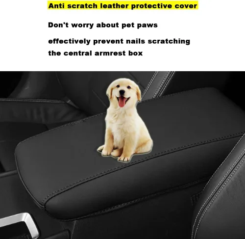 Miniatura 4 de Blazeray Funda de cuero para consola central automotriz para Nissan Altima 2019 2020 2021 2022 2023, de piel, impermeable, antiarañazos, funda