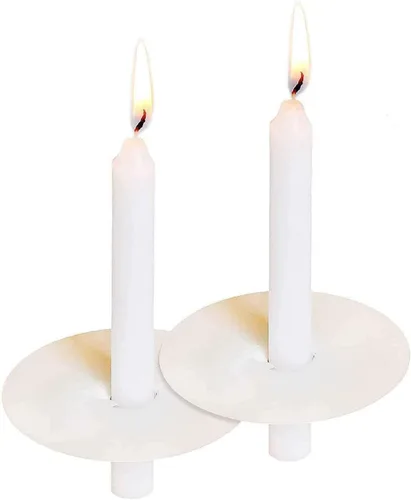 Miniatura 24 de Paquete de 14 velas cónicas rojas altas – Vela roja sin goteo de 10 pulgadas sin perfume – Cera de parafina con mechas de algodón – 8 horas