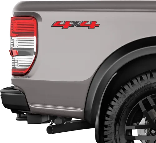 Miniatura 4 de 4x4 calcomanías de repuesto de cabecera para camiones 2014-2017 (OEM 4 piezas)