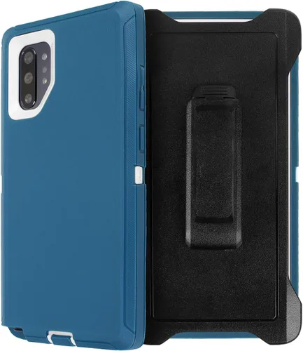 Miniatura 10 de AICase Funda para Galaxy Note 10 Plus, protección contra caídas, cuerpo completo, resistente, con protector de pantalla, a prueba de golpes, caídas
