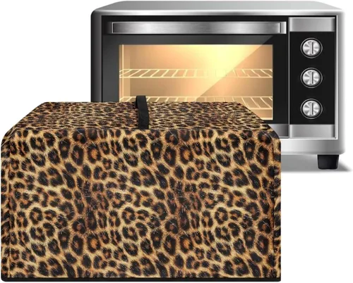 Miniatura 38 de Cubierta para horno de microondas a prueba de polvo, para encimera, freidora de aire, tostadora, horno, para decoración interior del hogar, L, 20.9
