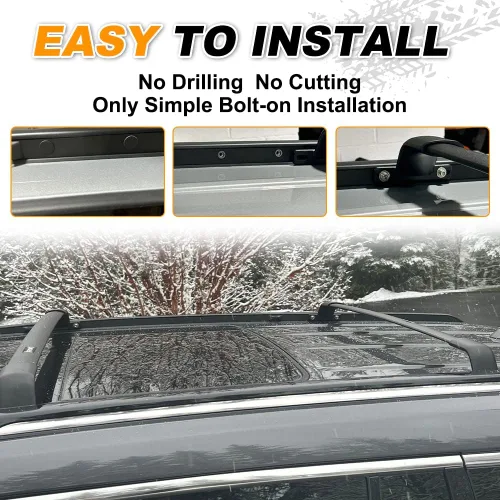 Miniatura 4 de Barras de techo Snailfly para 2021 2022 2023 2024 2025 2026 Jeep Grand Cherokee L de 3 filas y 2022 2023 2024 2025 2026 Jeep Grand Cherokee de 2