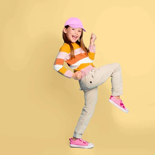Miniatura 60 de DALIX Gorra plana de algodón, color marrón, náutico, rosa, rojo o blanco, para niños o jóvenes
