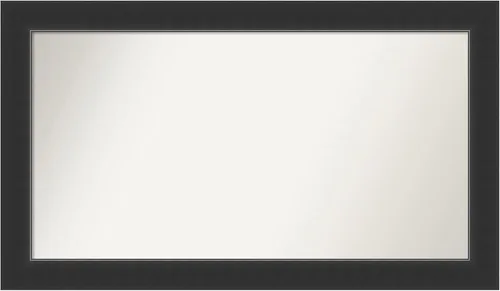 Miniatura 413 de Amanti Art Espejo personalizado, espejo de baño negro Astor, espejo de pared o espejo de tocador de baño sobre el fregadero (25 x 25 pulgadas)