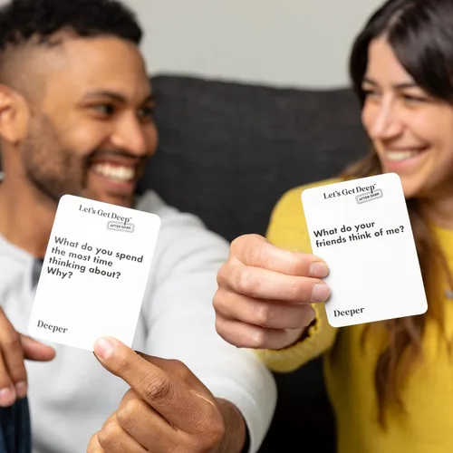 Miniatura 5 de What Do You Meme? - Let's Get Deep: Paquete de expansión After Dark de Relatable, para añadir a Let's Get Deep Core, ideal para regalos de parejas