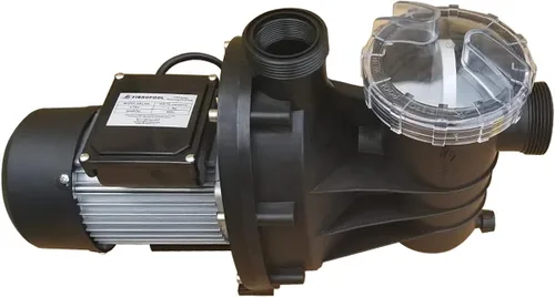 Miniatura 7 de FibroPool ABG033 Bomba de piscina sobre el suelo de 0.33 HP - 2700 GPH, 120V - Colador de tapa transparente, adaptadores de manguera y cinta de PTFE