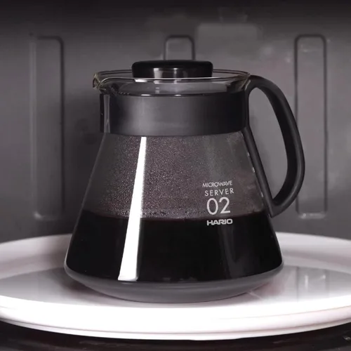 Miniatura 2 de Hario V60 Glass Range - Servidor de café, 12.2 fl oz, color negro